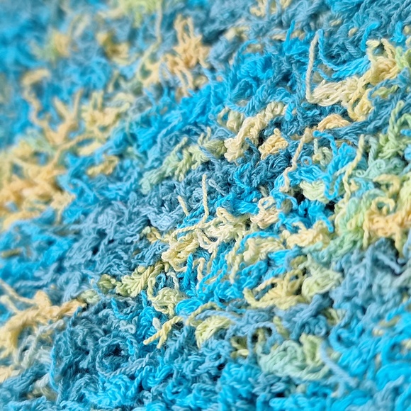 Mini Scrub Cloth, Hand Knit - Picture 3 of 6